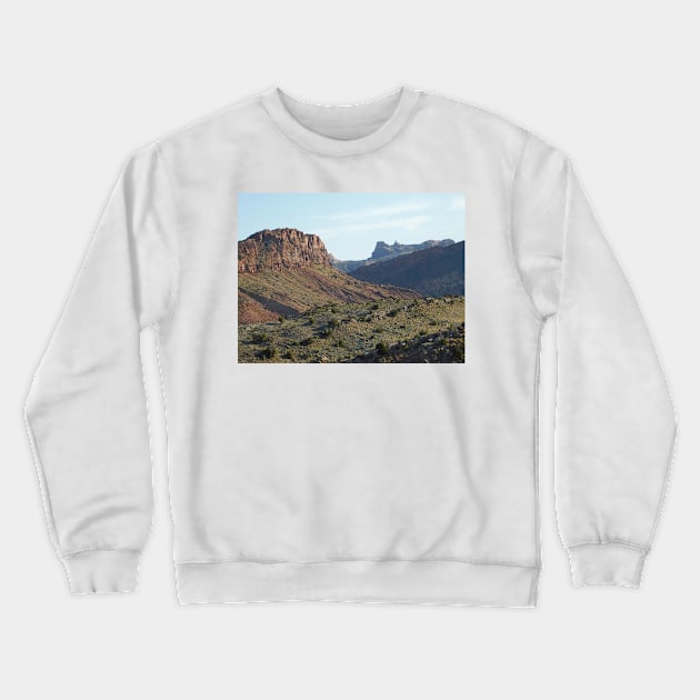 Red Ridges in Arches National Park, Utah Crewneck Sweatshirt by Brian Zientak Photography